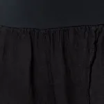Relaxed Linen Blend Tapered Trousers