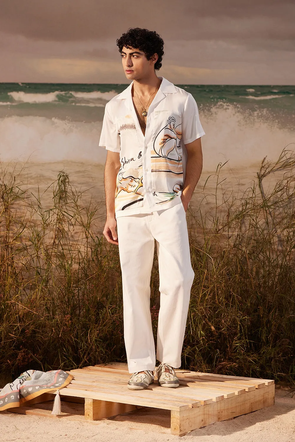 Saun Panelled Resort Shirt