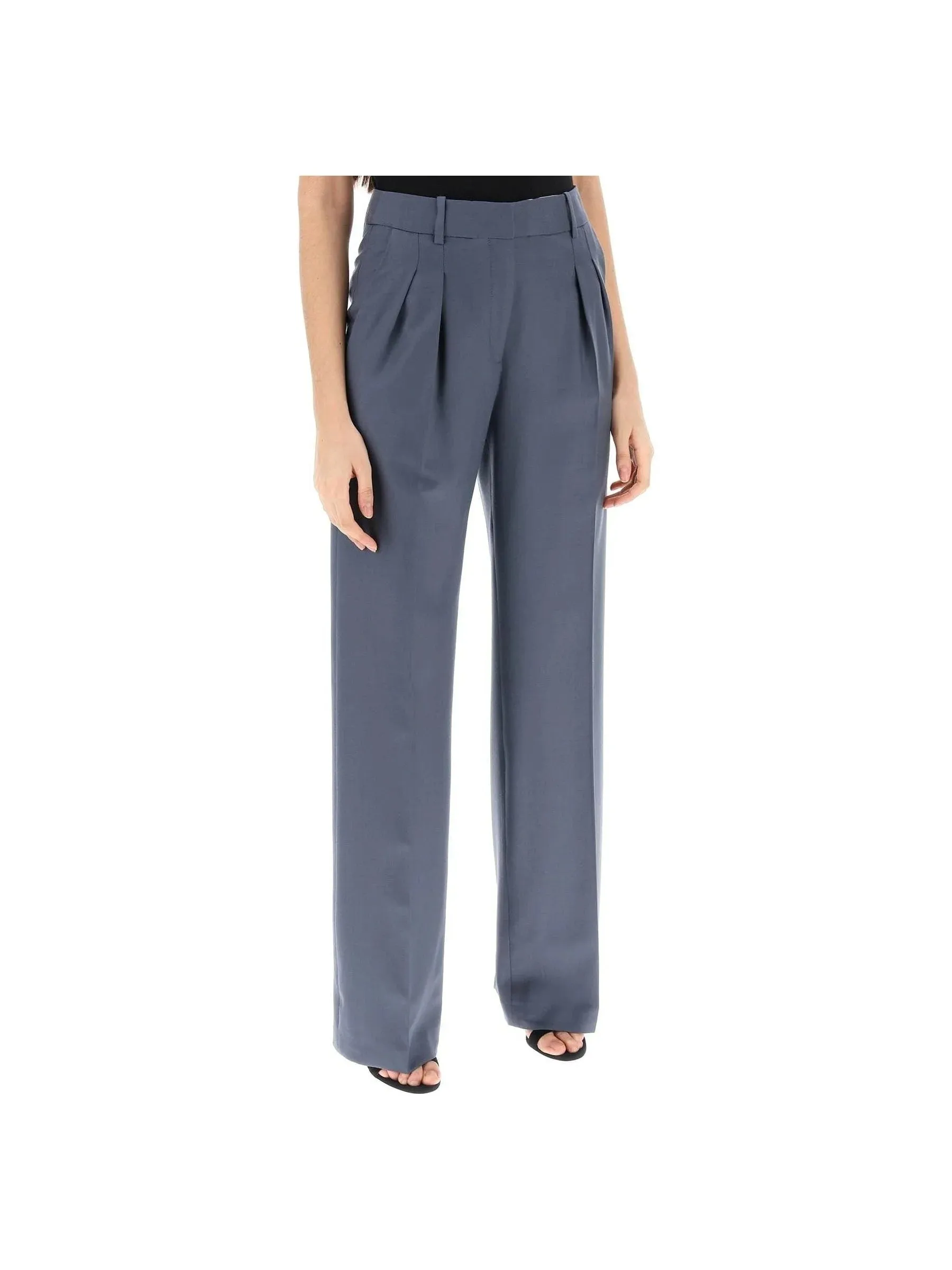 Sbiru Double Pleat Trousers
