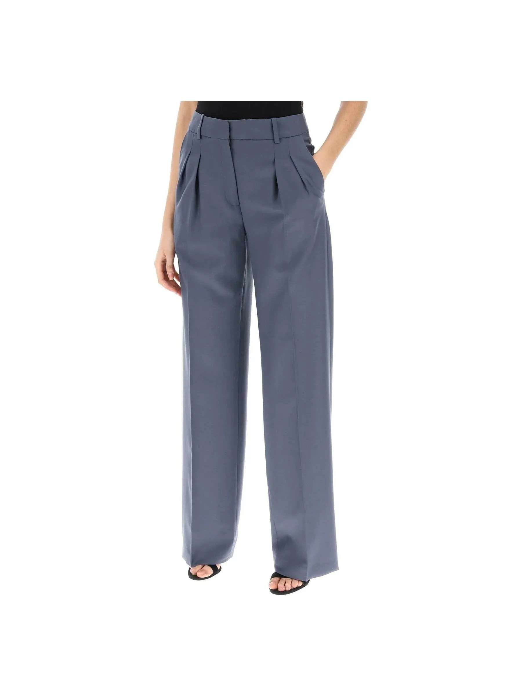Sbiru Double Pleat Trousers