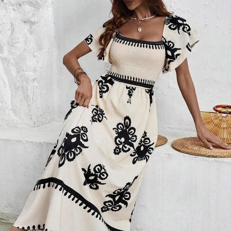 Seville Summer long Midi Dress