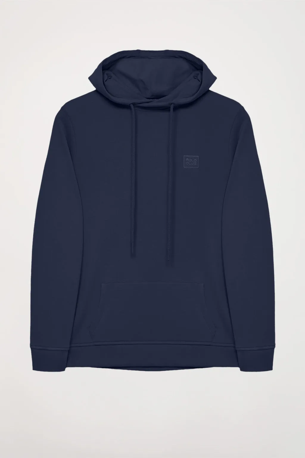 Sudadera de capucha y bolsillos azul marino con logo Polo Club