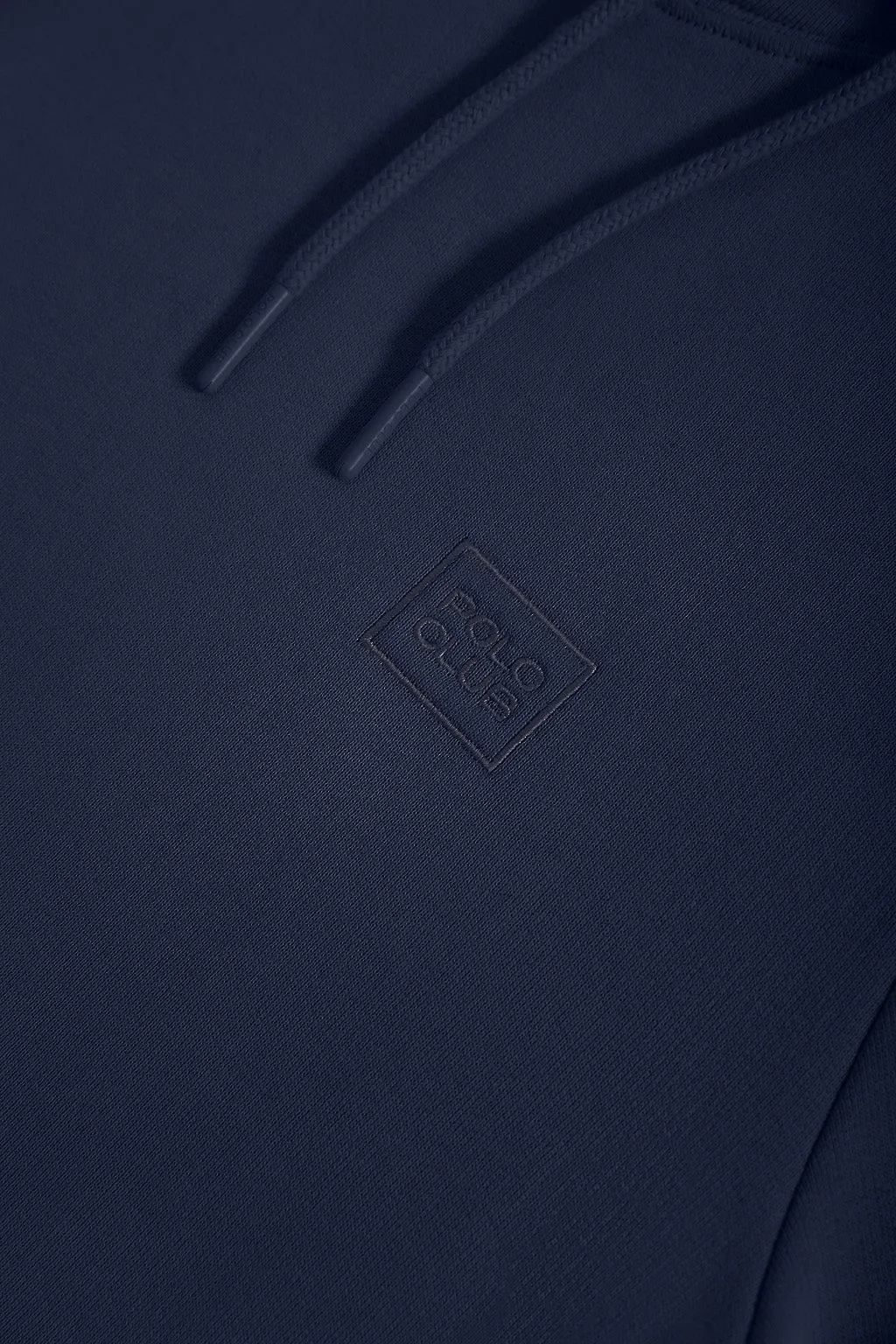 Sudadera de capucha y bolsillos azul marino con logo Polo Club