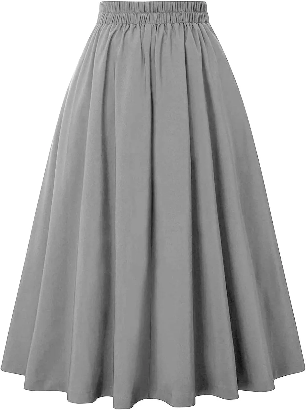 Summer Skirts for Women 2025 Vacation Button Down High Rise Flowy Swing Ruched Flowy Baggy Comfort Skirt