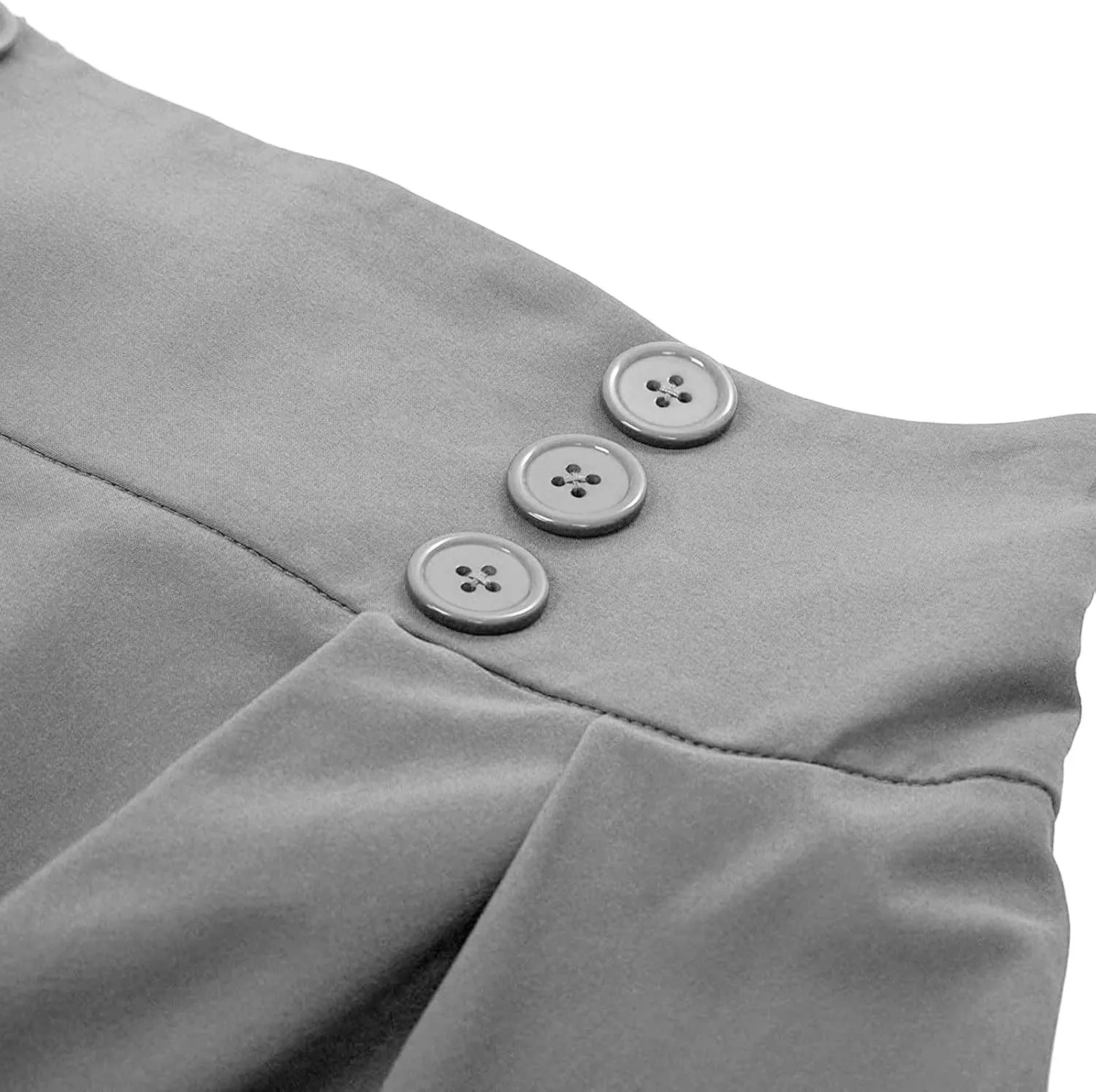 Summer Skirts for Women 2025 Vacation Button Down High Rise Flowy Swing Ruched Flowy Baggy Comfort Skirt