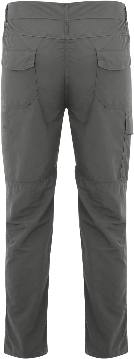 Tactic Pants for Men Water Resistant Cargo Hiking Work Pants Multi Pockets Quick Dry Ripstop Construction Trousers