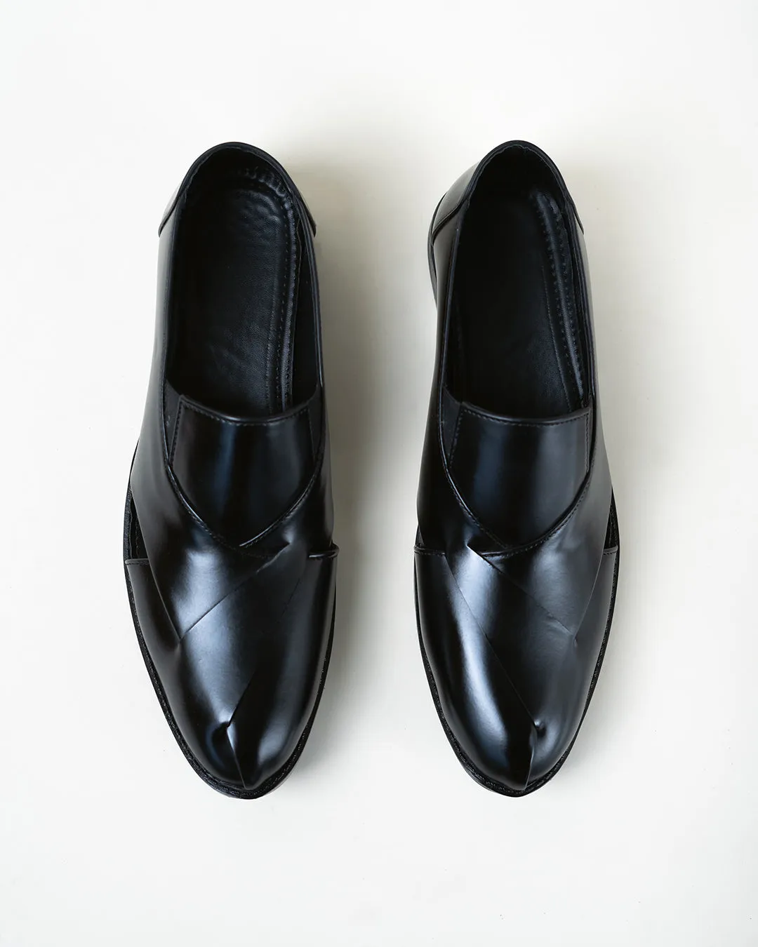 Tailored Aesthetics Black Shoes for Men