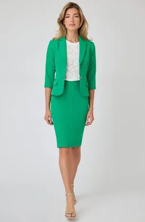 Tailored Pencil Skirt with Middle Seam