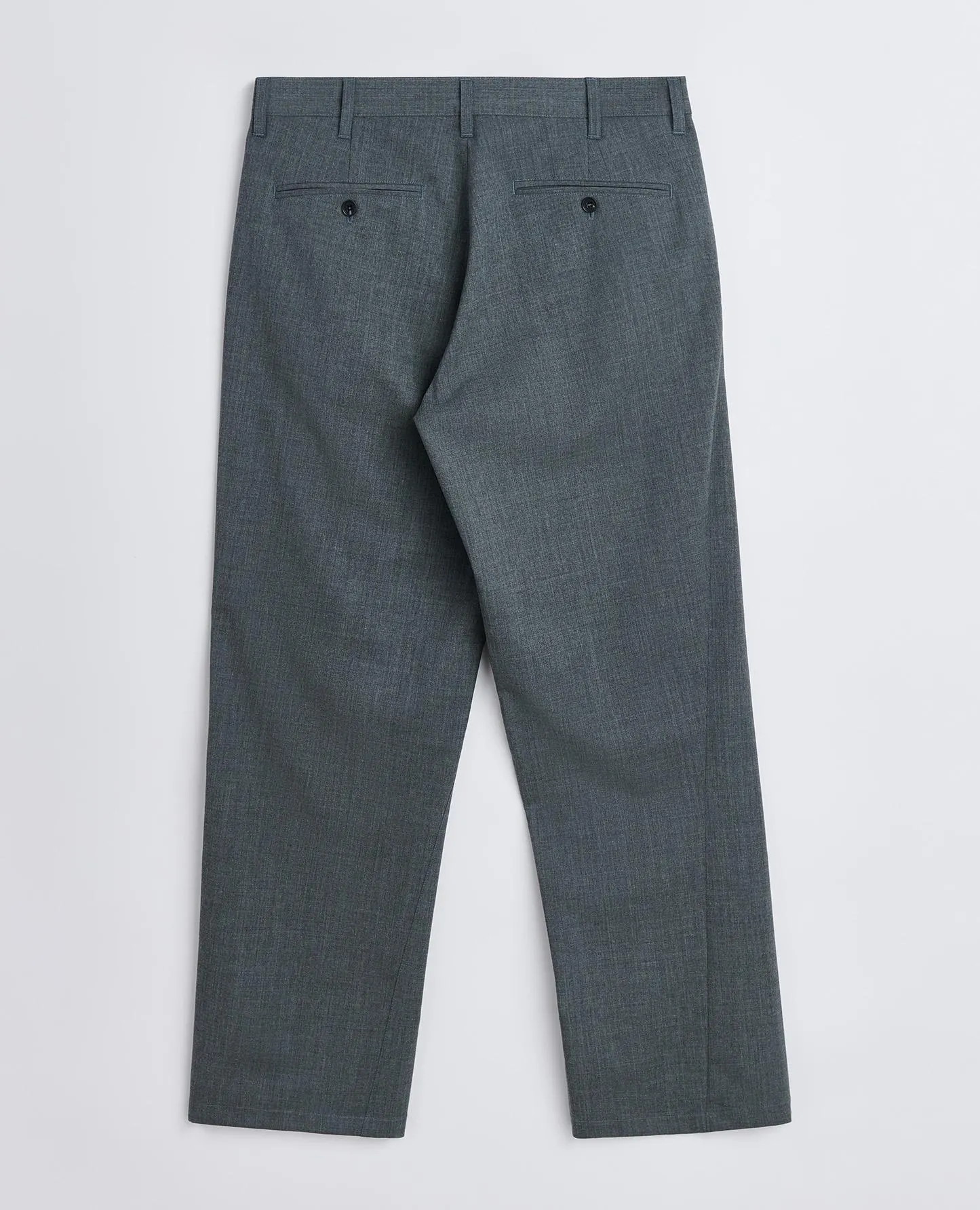 WIDE TWIST TROUSER . LIGHT GREY MELANGE